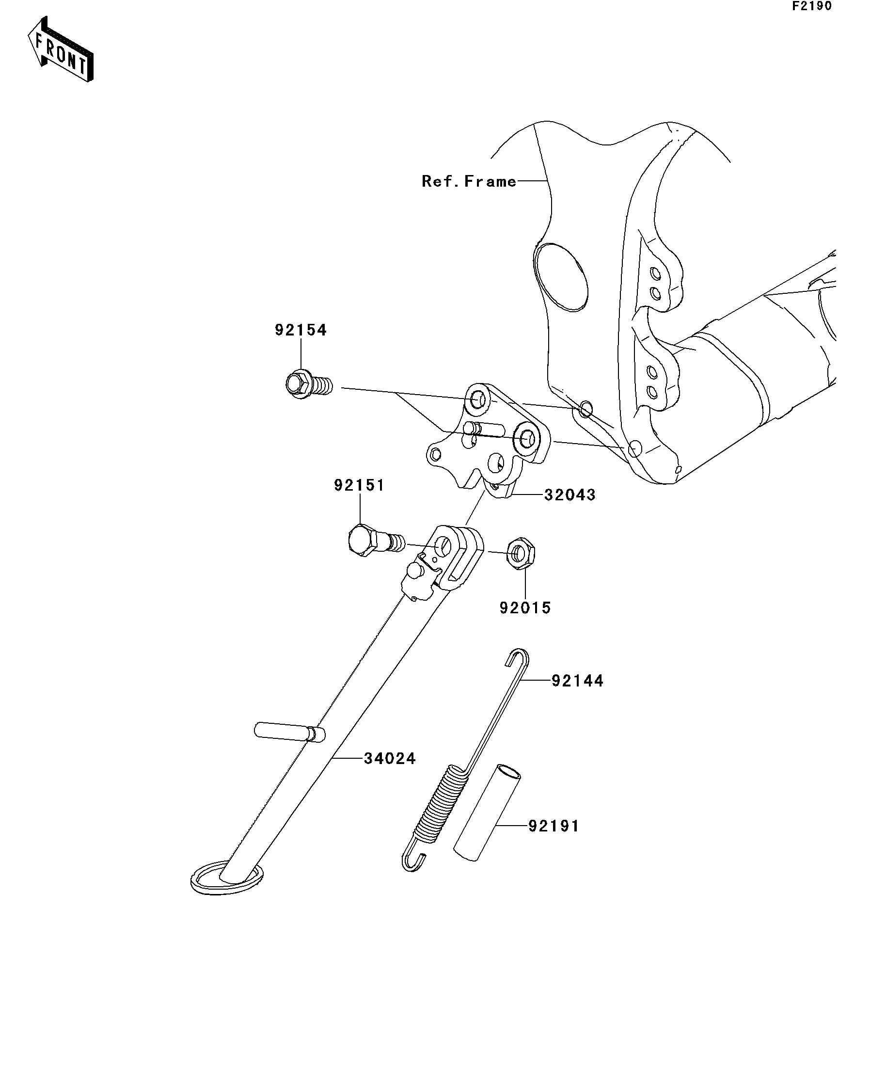 専用ページ Kawasaki Motorcycle 1991 OEM Parts Diagram for Carburetor