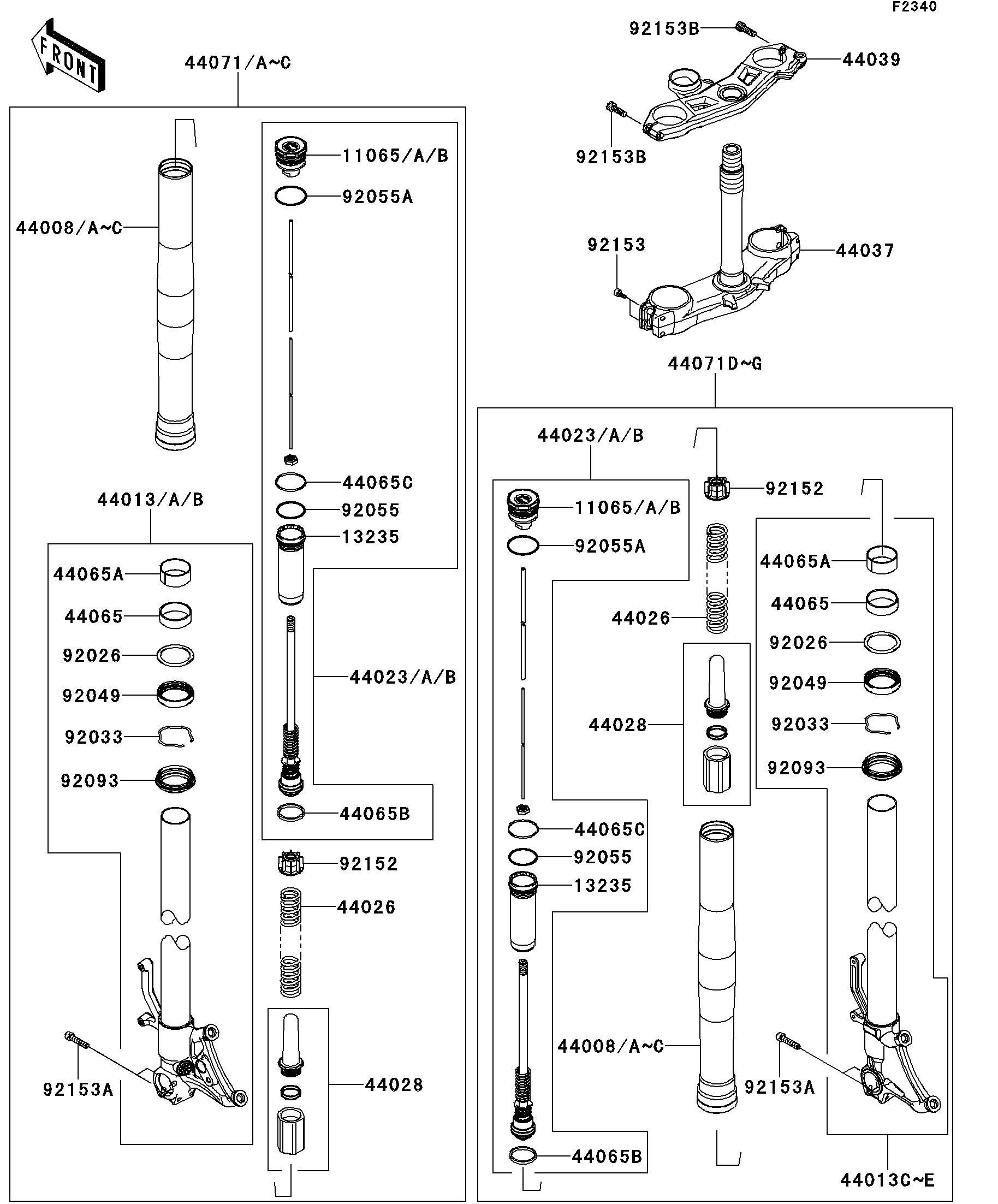 2014 Kawasaki Motorcycles Parts-Finder Diagrams | RJ Powersports