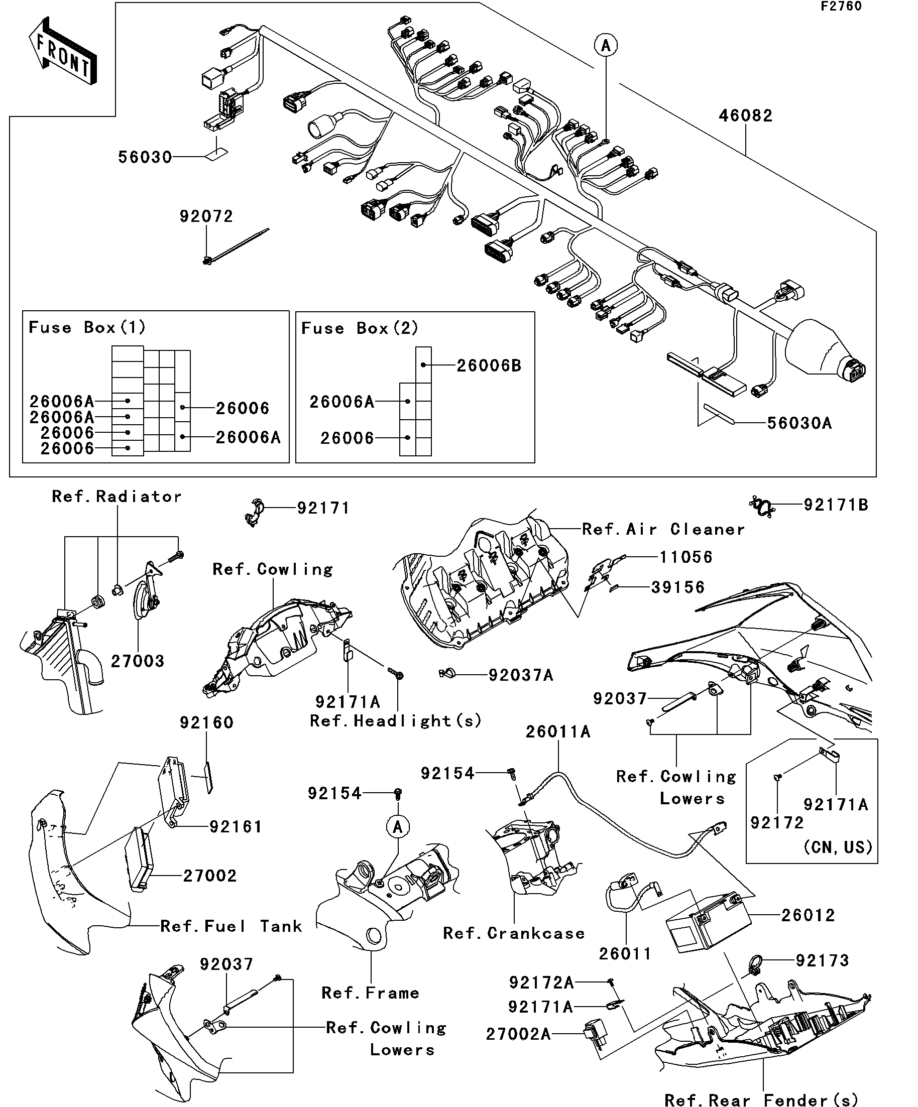 おいつ KAWASAKI NINJA ZX-6R 2019-2023 COVER METER CASE 25023-0141