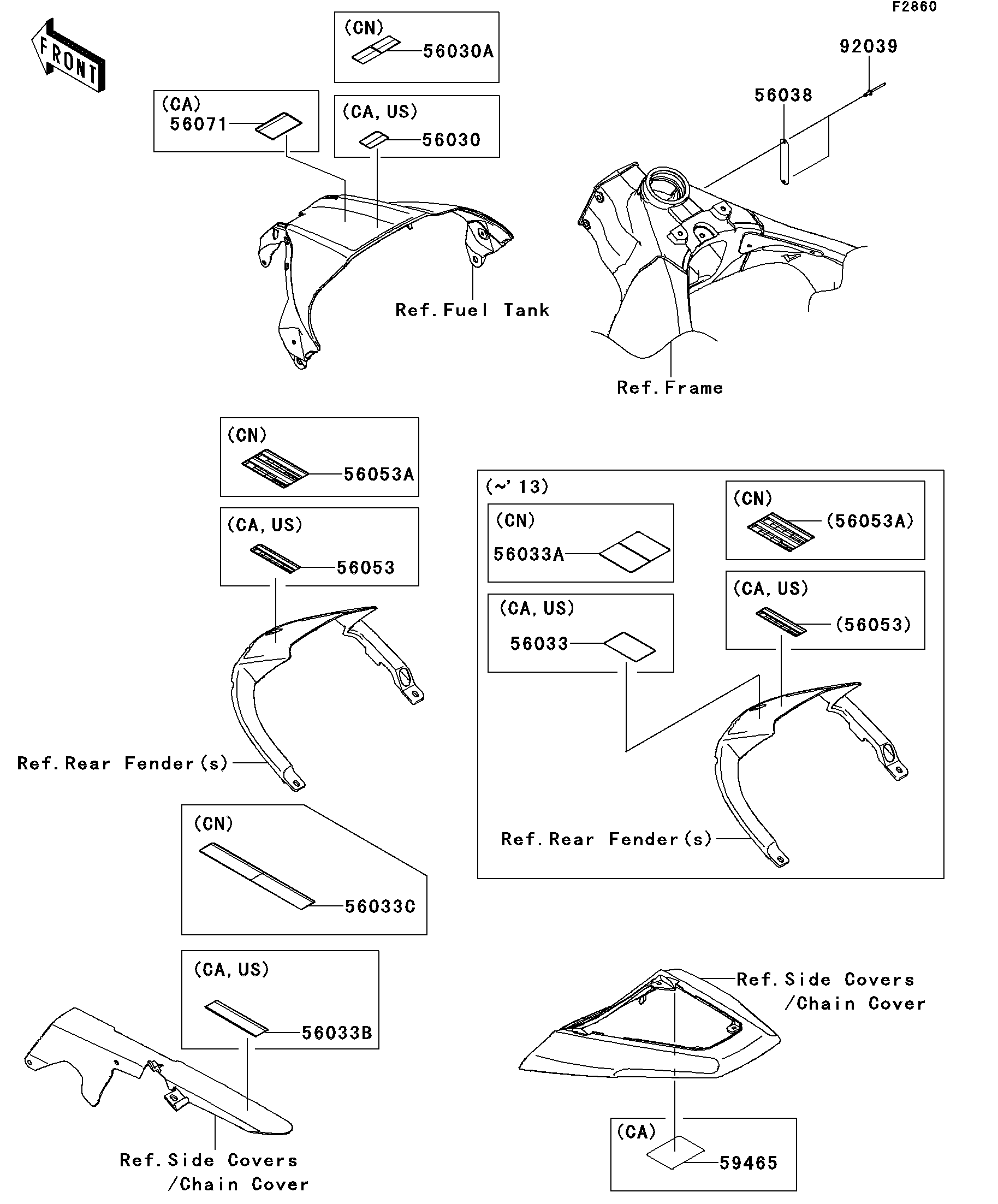 2011 Kawasaki Motorcycles Parts-Finder Diagrams | Mt. Holly