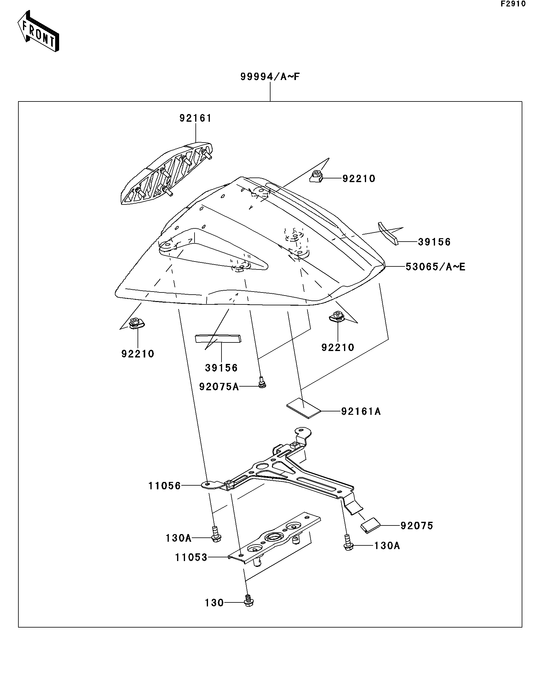 2011 Kawasaki Motorcycles Parts-Finder Diagrams | Battle
