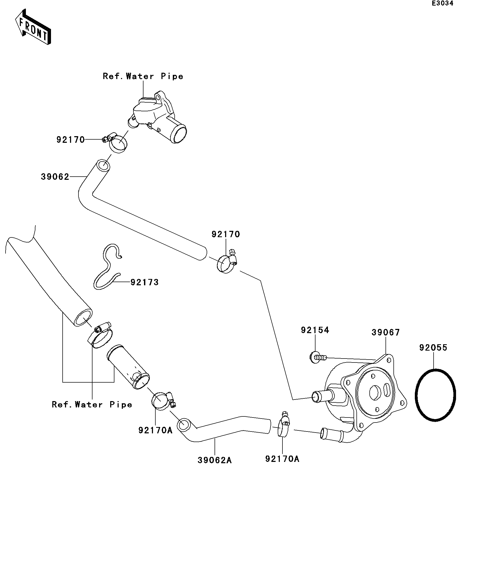 2013 Kawasaki NINJA® ZX™-10R ABS (ZX1000KDF) Oil Cooler
