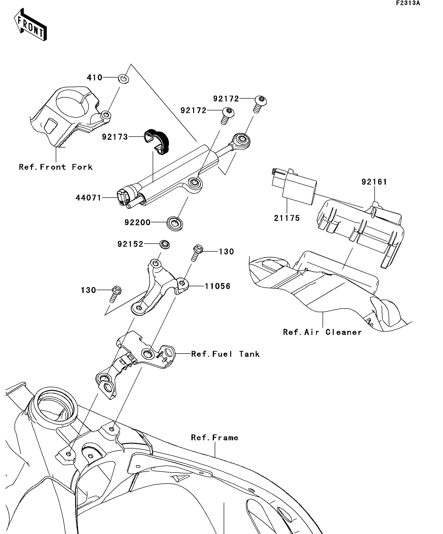 2013 Kawasaki Motorcycles Parts-Finder Diagrams | Rocky
