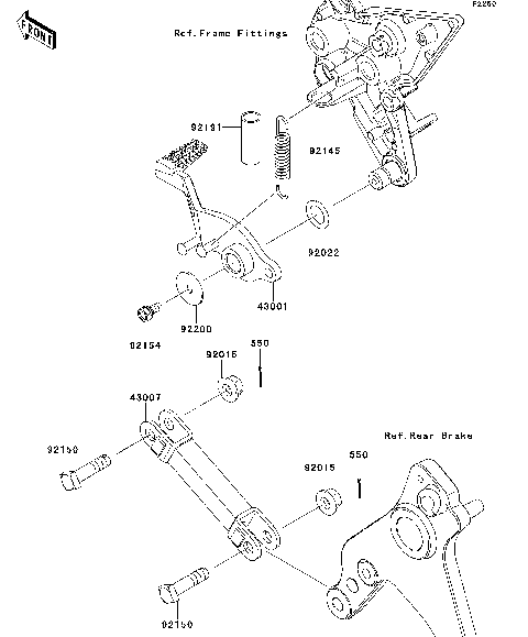 Brake Pedal/Torque Link