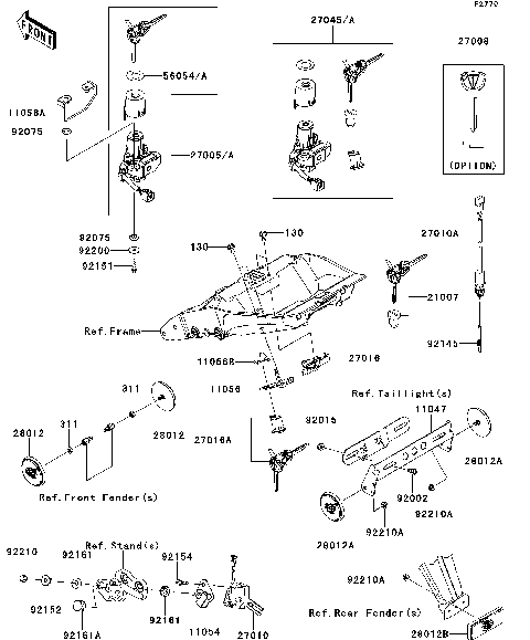 Ignition Switch/Locks/Reflectors