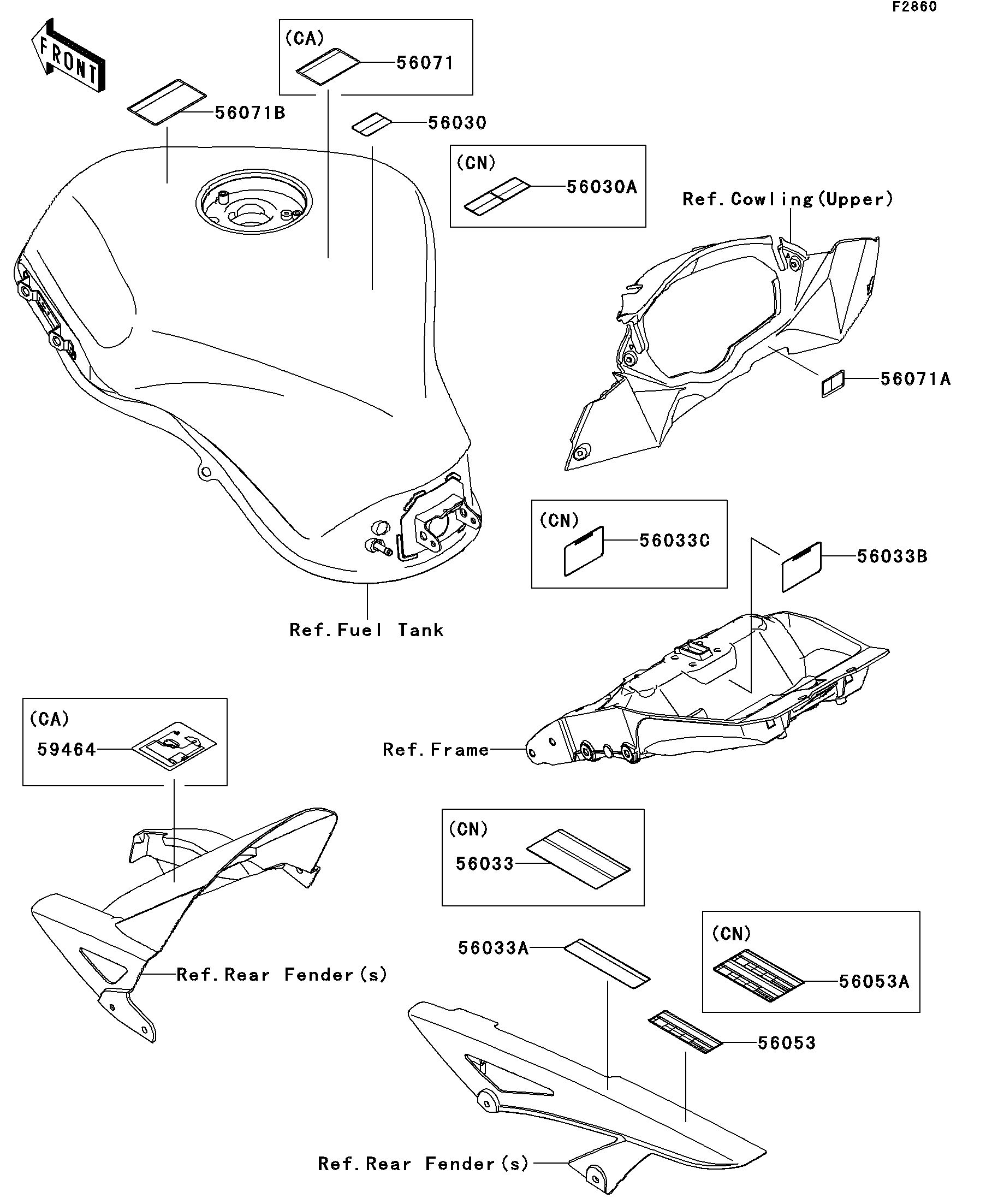 畫冊13 Kawasaki Motorcycle 2013 OEM Parts Diagram for CLUTCH
