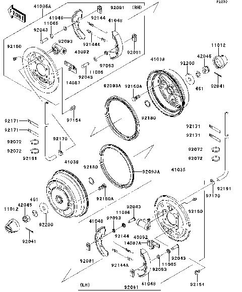 Front Hubs/Brakes