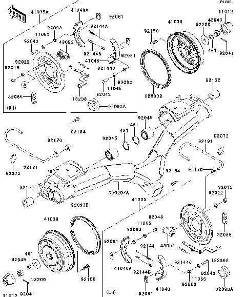 Rear Hubs/Brakes