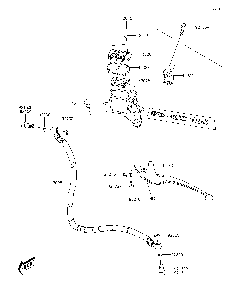 Front Master Cylinder