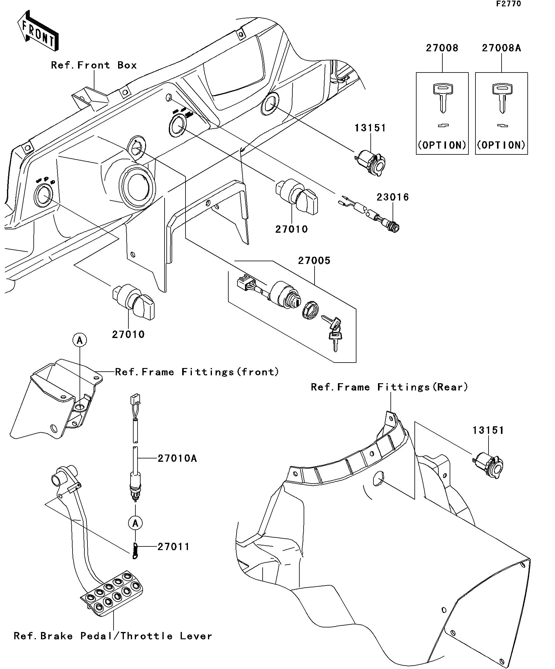 2013 Kawasaki Utility Vehicles Parts-Finder Diagrams | Team