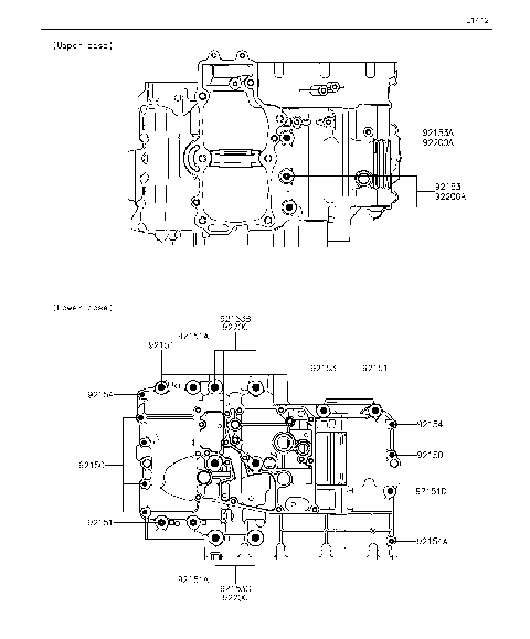 Crankcase Bolt Pattern
