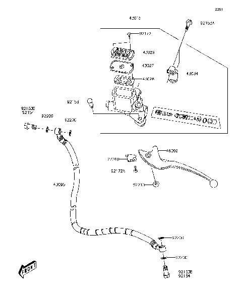 Front Master Cylinder