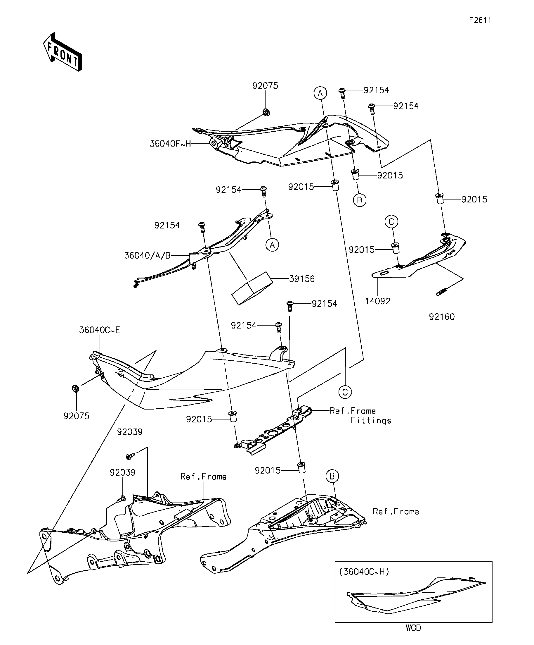 2015 Kawasaki Ninja® ZX™-6R 30th Anniversary (ZX636EFFA) Side