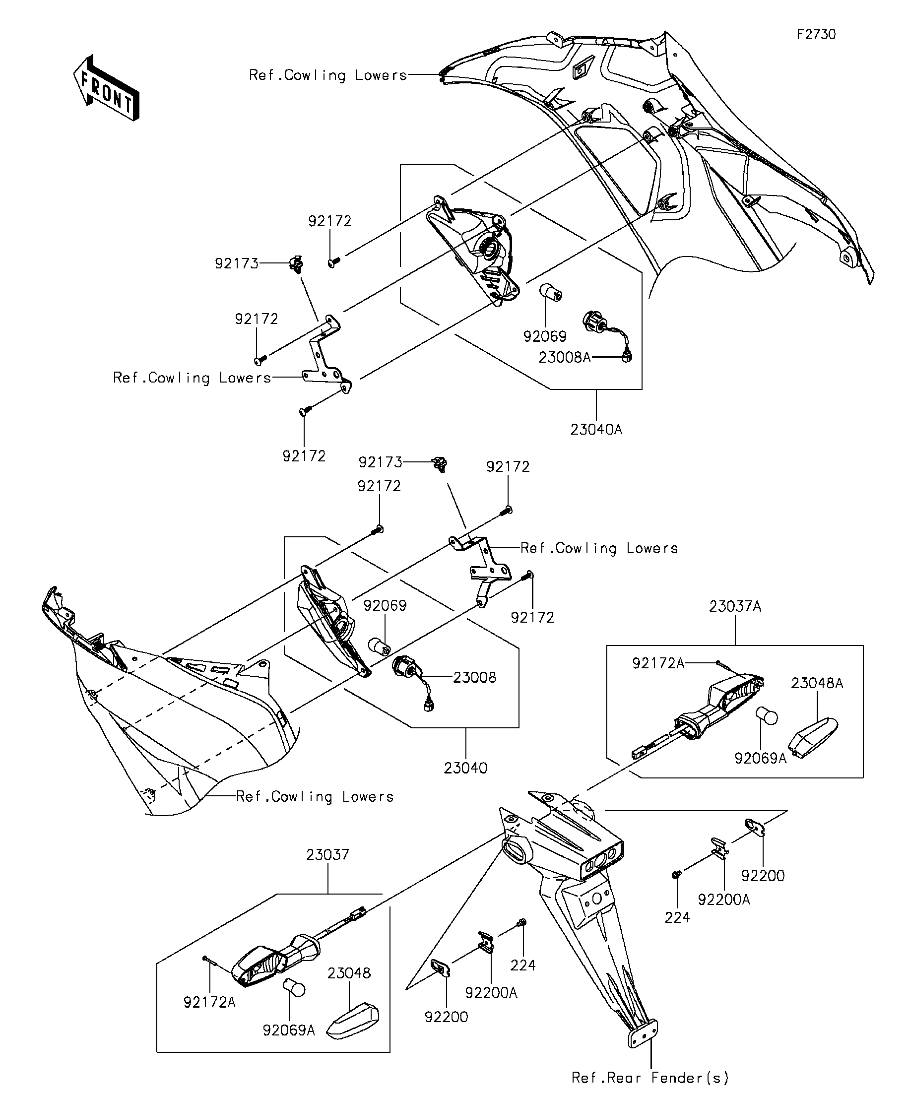 2015 Kawasaki Motorcycles Parts-Finder Diagrams | RJ Powersports