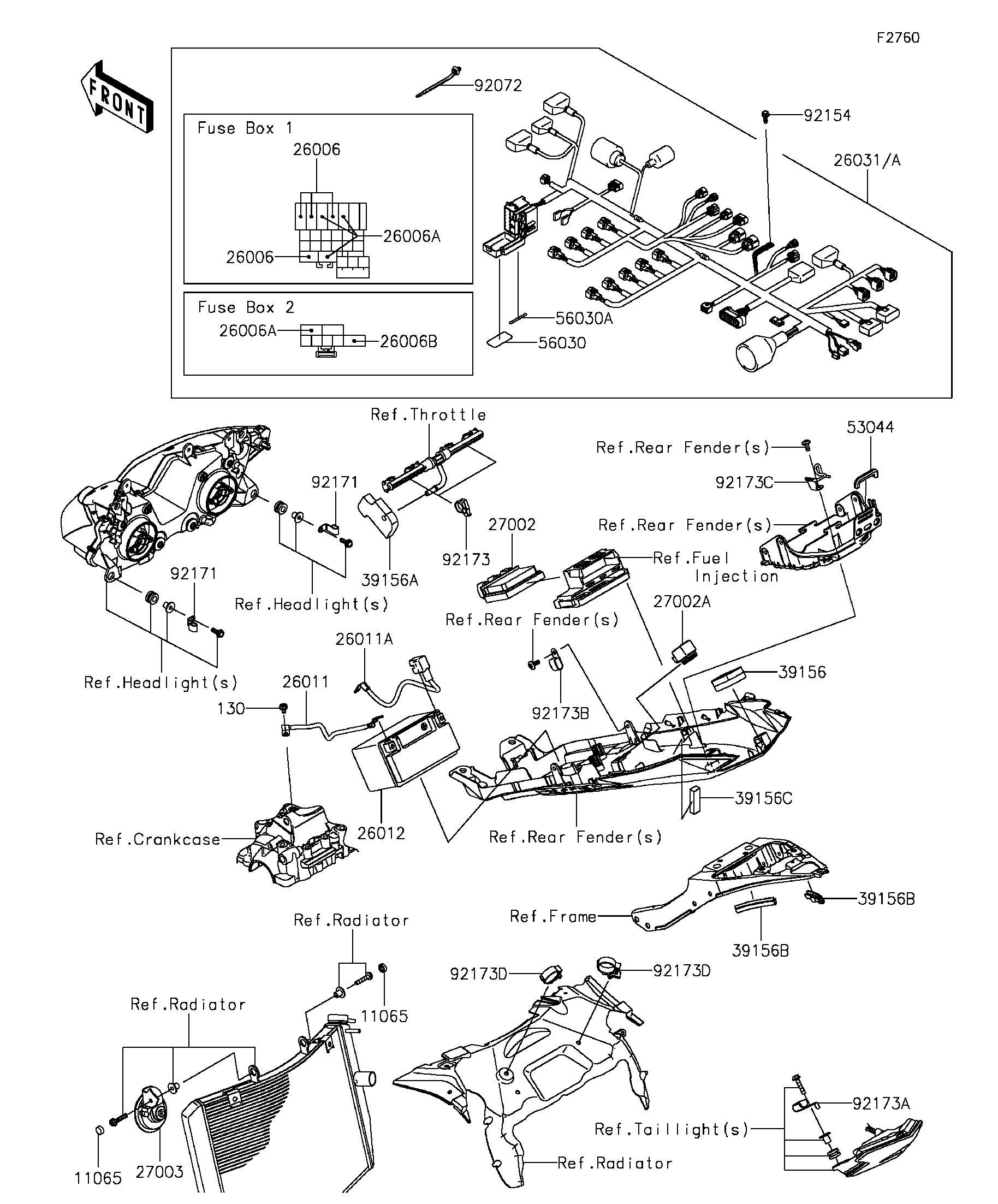 2013 Kawasaki Motorcycles Parts-Finder Diagrams | Cities Edge