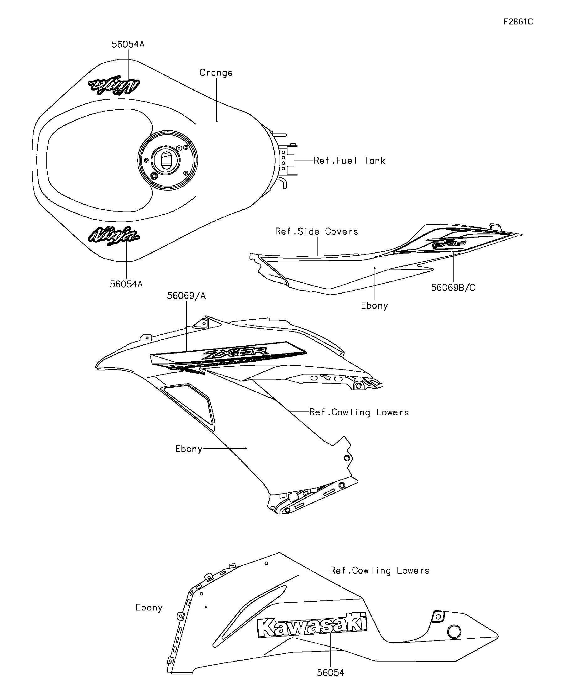 2015 Kawasaki Motorcycles Parts-Finder Diagrams | Battle Creek