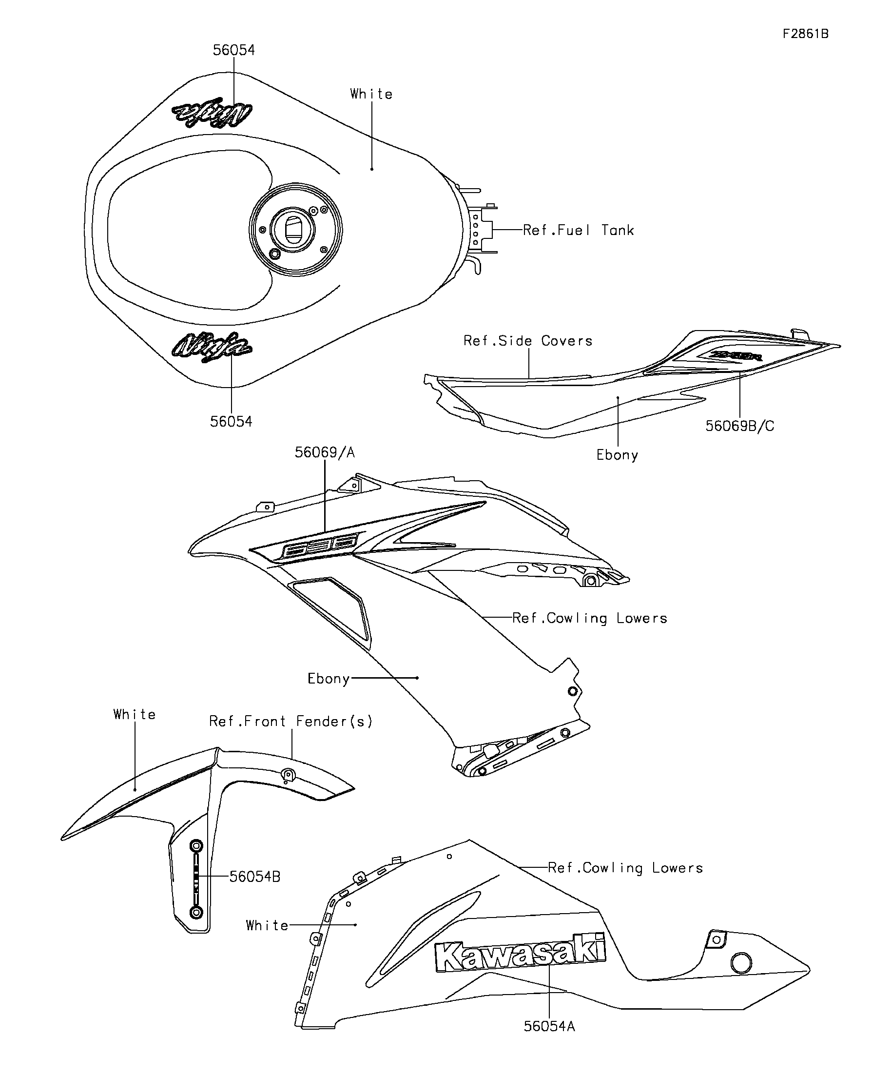 2013 Kawasaki Motorcycles Parts-Finder Diagrams | Team Motorsports