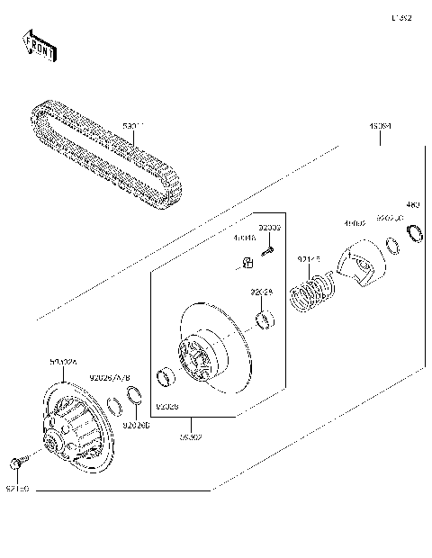 Driven Converter/Drive Belt