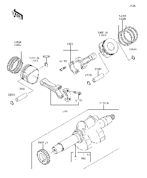 Crankshaft/Piston(s)