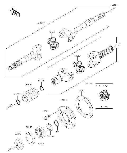 Drive Shaft-Rear