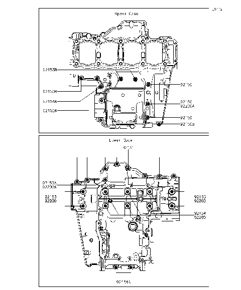 Crankcase Bolt Pattern