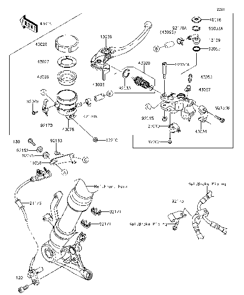 Front Master Cylinder