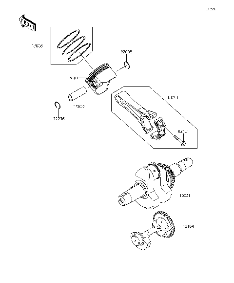 Crankshaft/Piston(s)