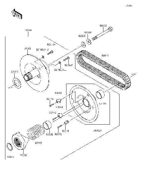 Driven Converter/Drive Belt