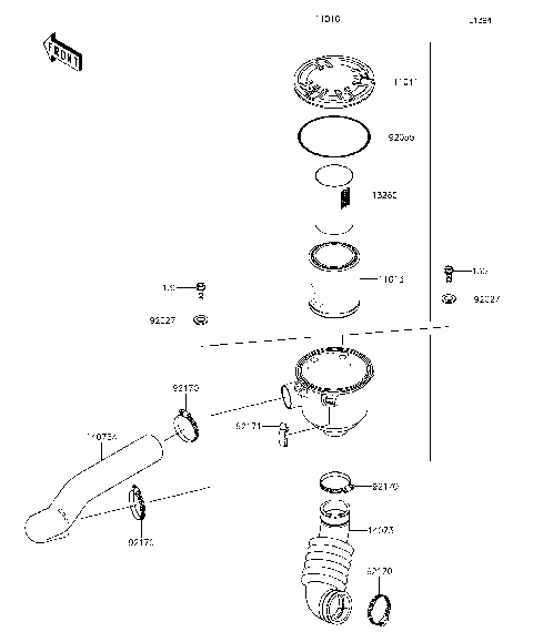 Air Cleaner-Belt Converter