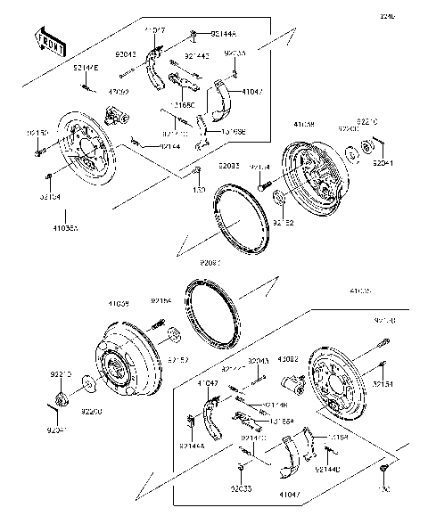 Rear Hubs/Brakes