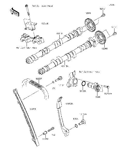 Camshaft(s)/Tensioner