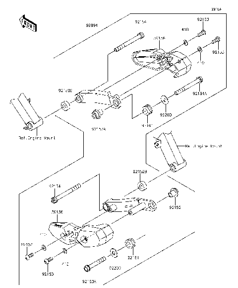 2014 Kawasaki Motorcycles Parts-Finder Diagrams | Vickery