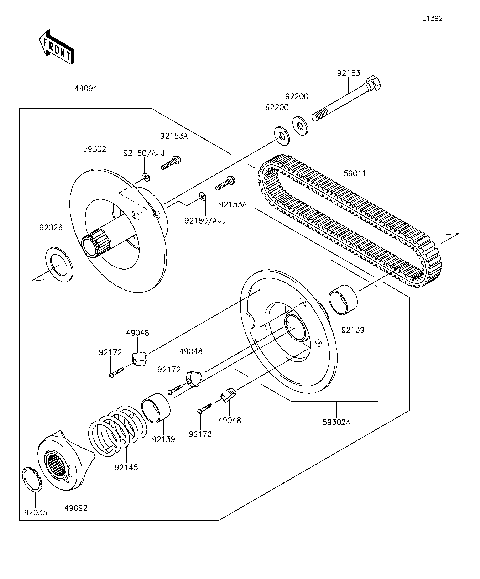 Driven Converter/Drive Belt
