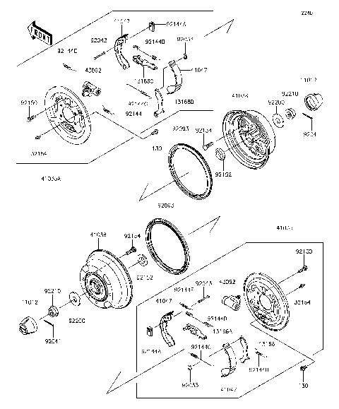 Rear Hubs/Brakes