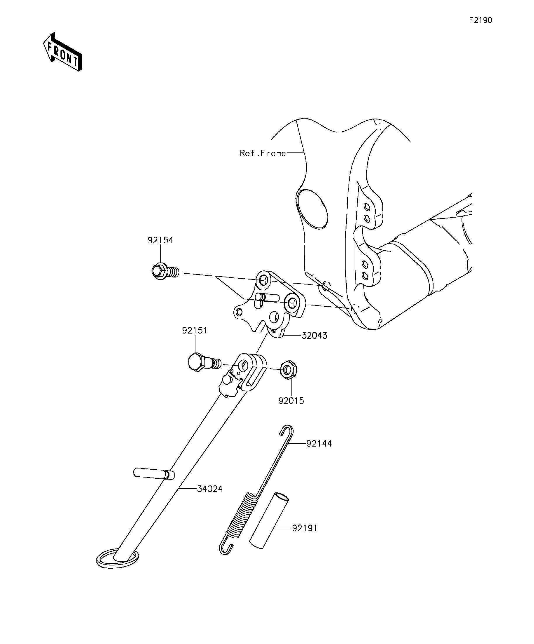 2015 Kawasaki Motorcycles Parts-Finder Diagrams | Brushy