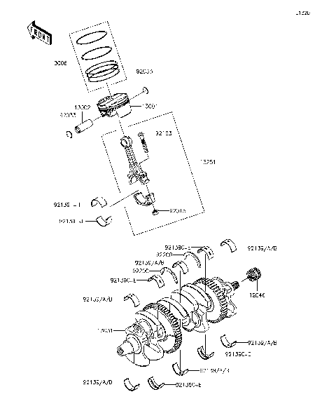 Crankshaft/Piston(s)