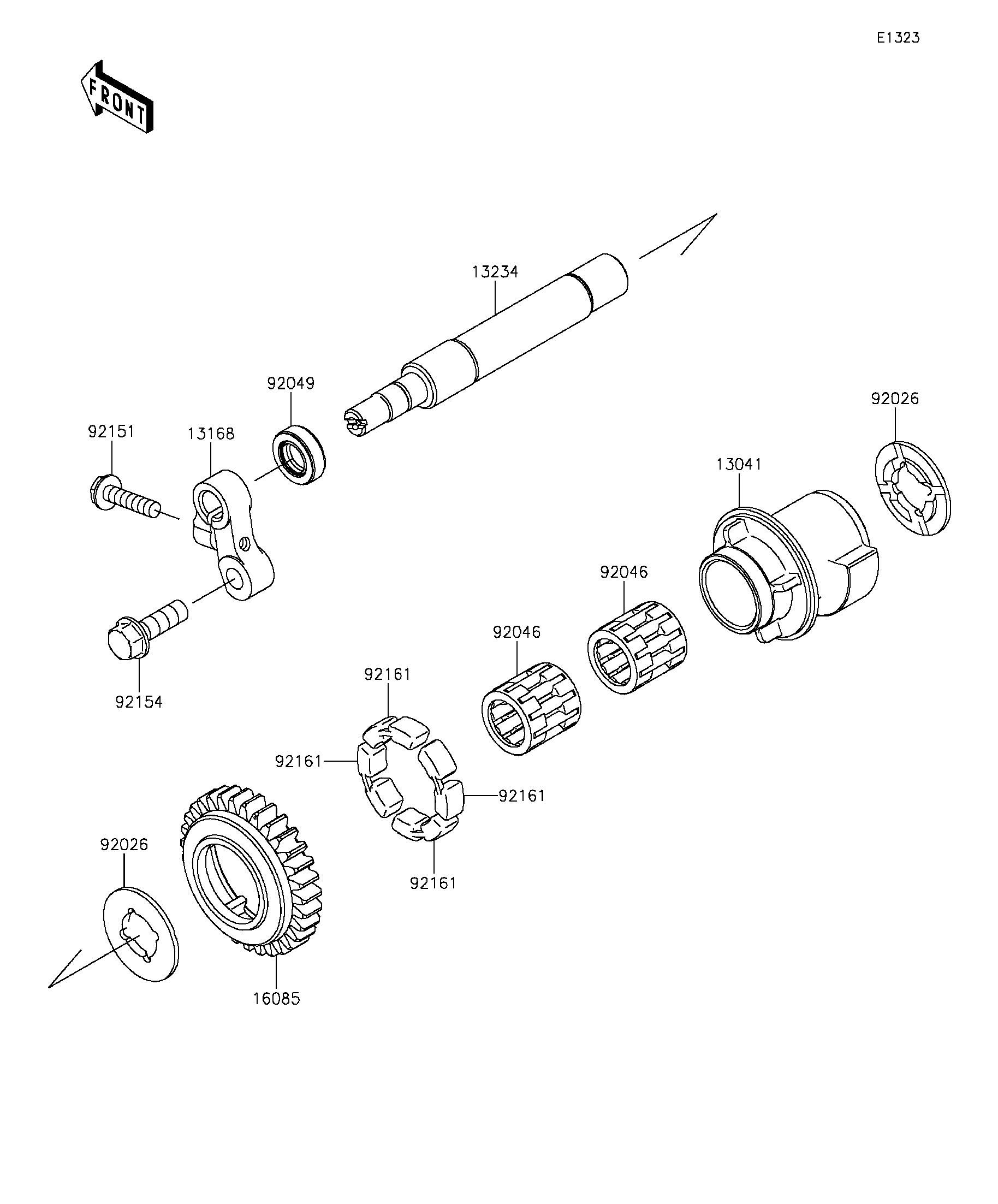 2015 Kawasaki Motorcycles Parts-Finder Diagrams | Brushy