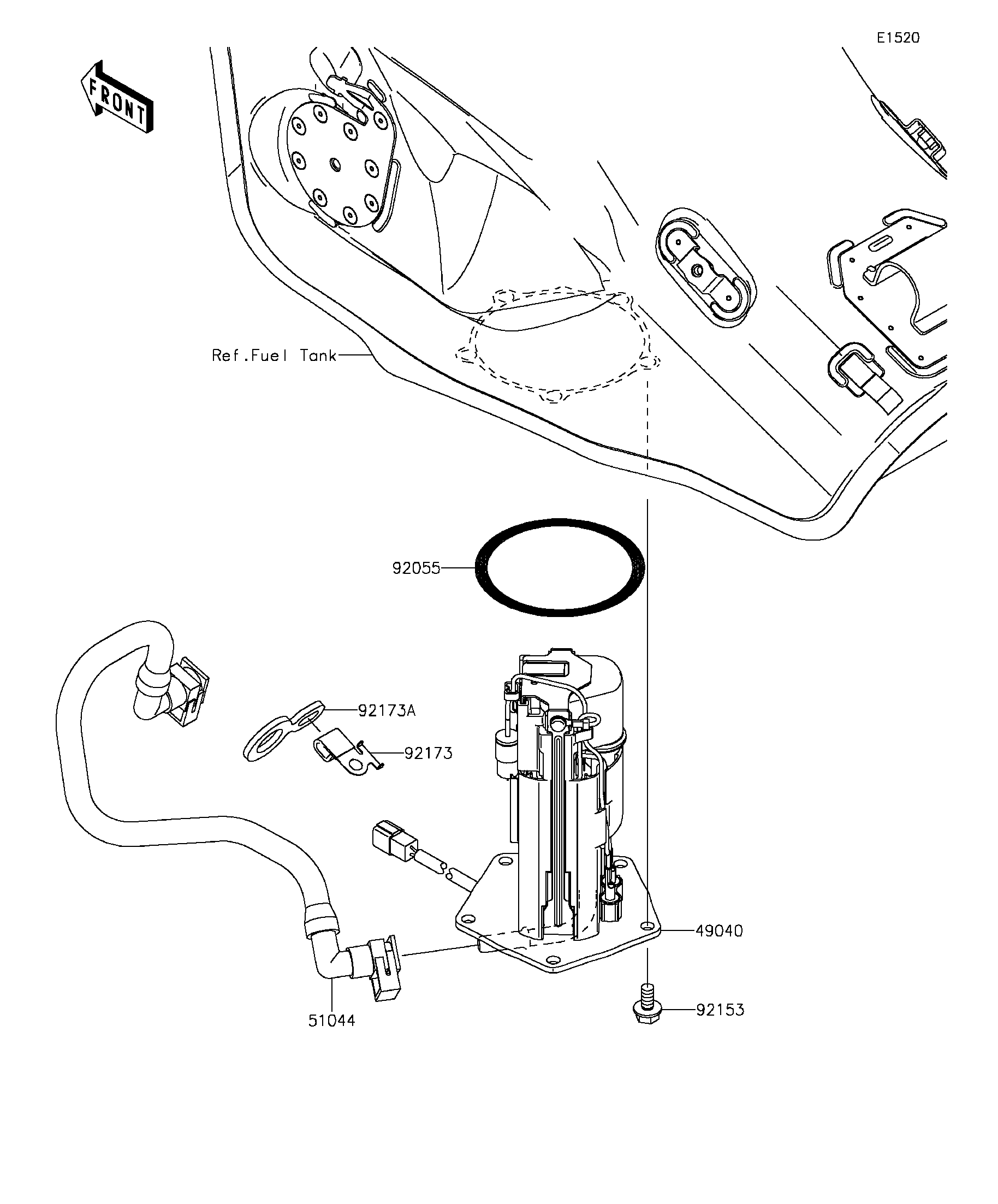 2015 Kawasaki Motorcycles Parts Diagrams | Red Hot Powersports