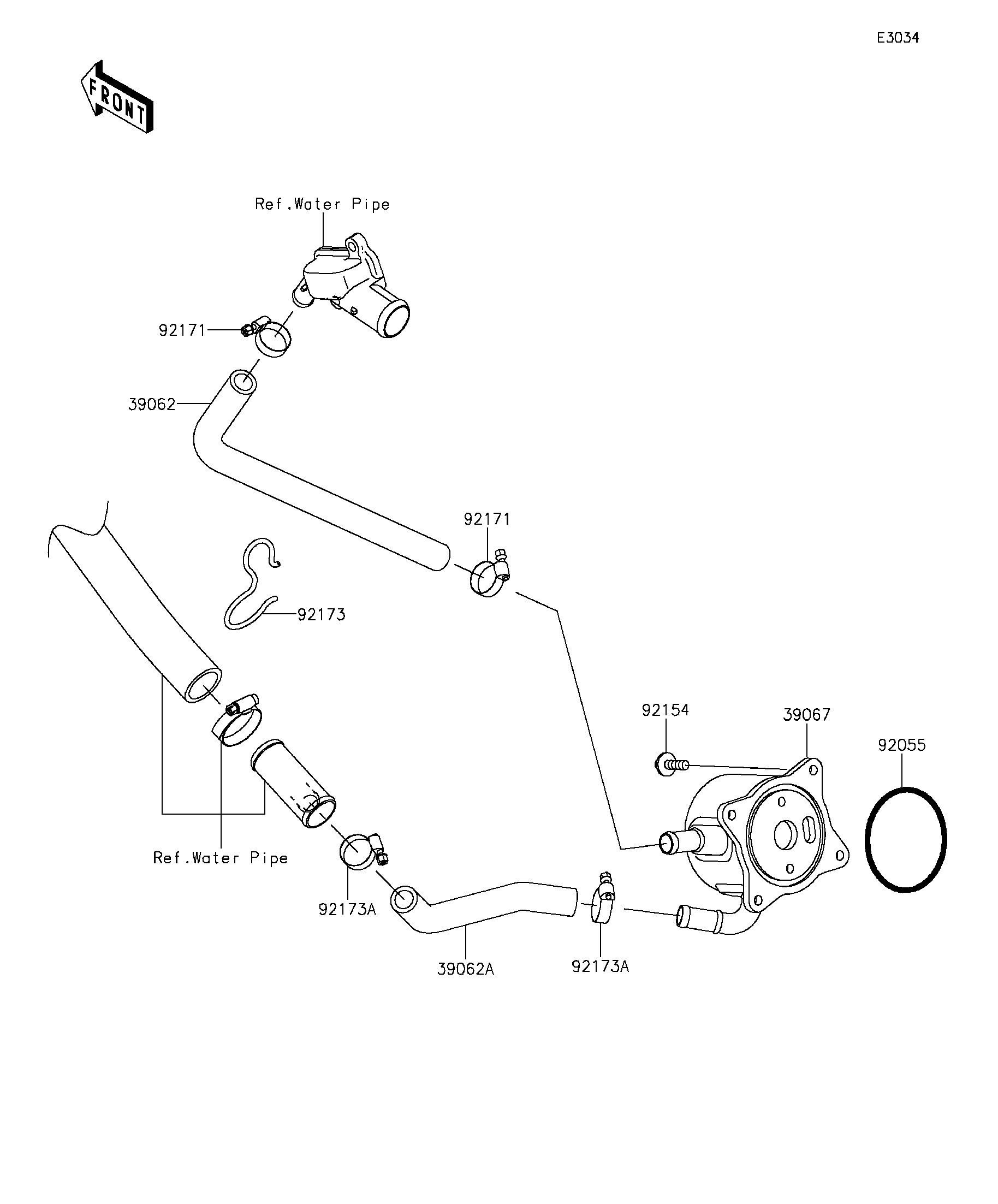  91 KAWASAKI ZX600 ZX 600 NINJA KM130B ENGINE TRANSMISSION