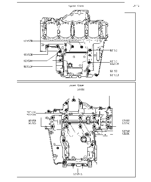 Crankcase Bolt Pattern