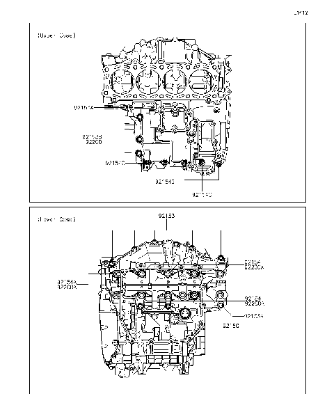 Crankcase Bolt Pattern