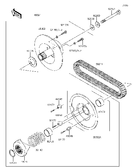 Driven Converter/Drive Belt