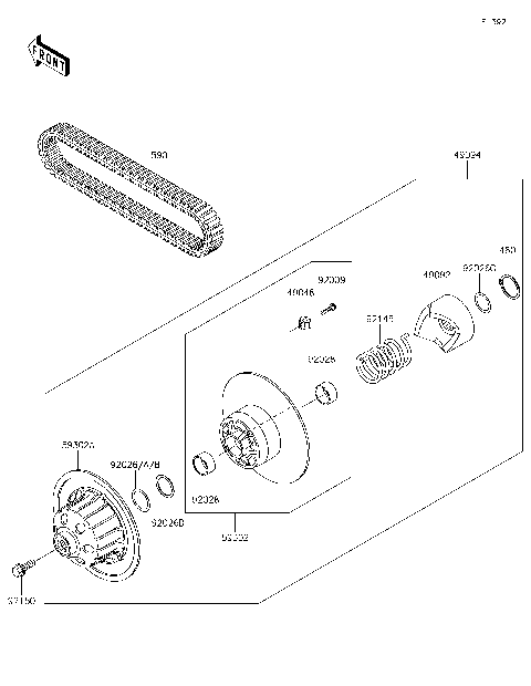Driven Converter/Drive Belt