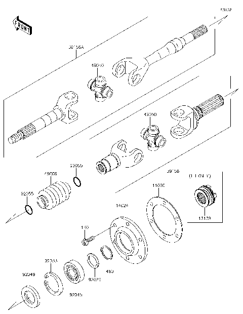 Drive Shaft-Rear