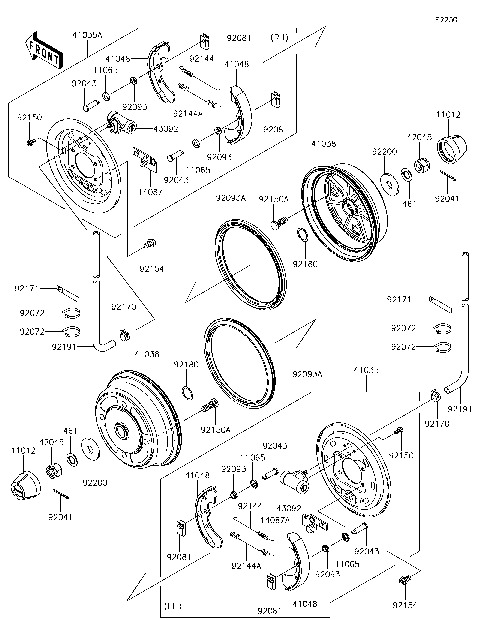 Front Hubs/Brakes