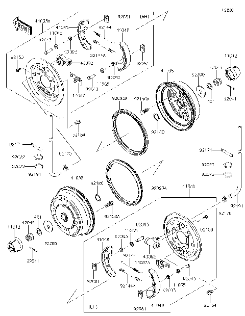 Front Hubs/Brakes