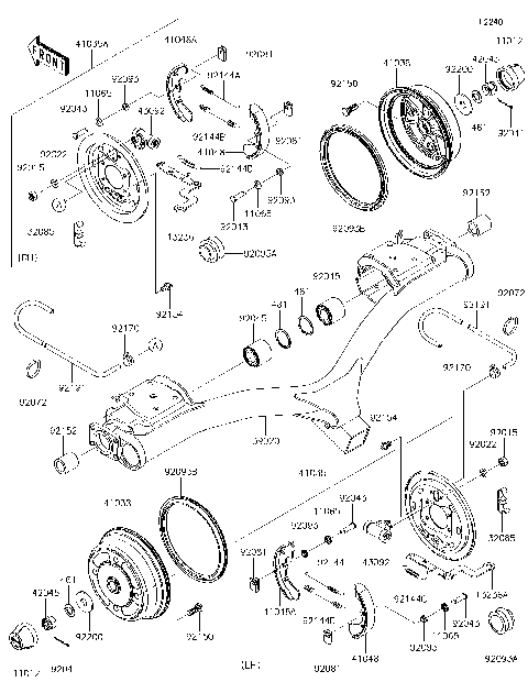 Rear Hubs/Brakes