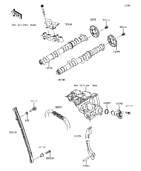 Camshaft(s)/Tensioner