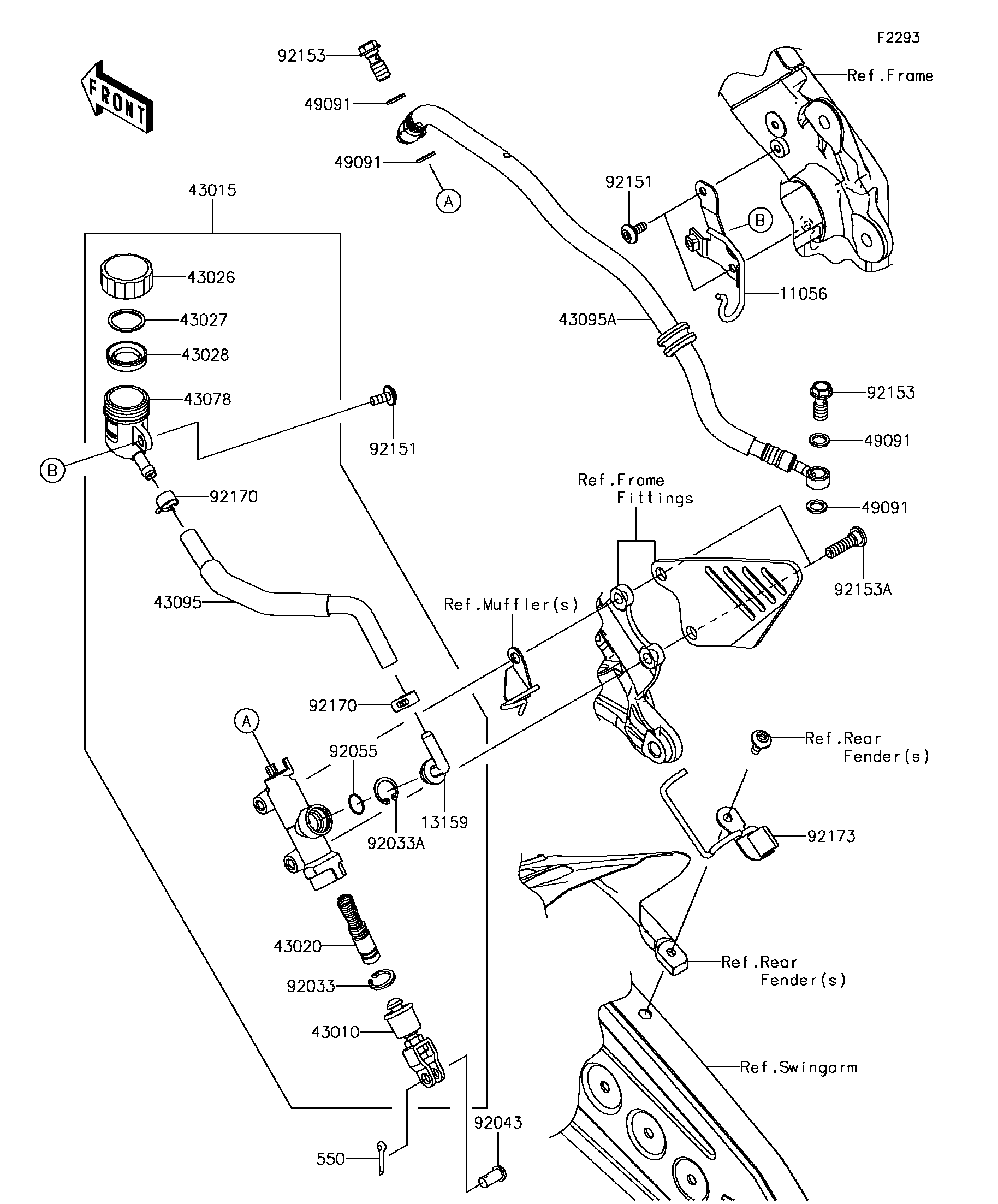 2016 Kawasaki Motorcycles Parts-Finder Diagrams | Rocky