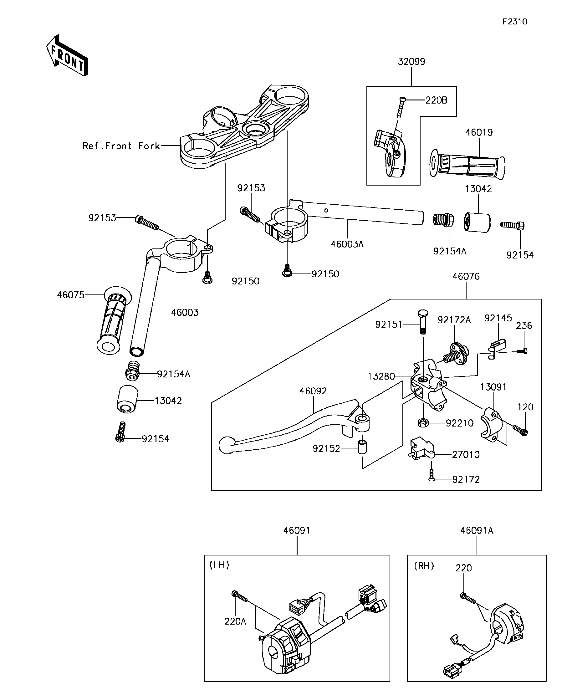 2016 Kawasaki Motorcycles Parts-Finder Diagrams | Rocky